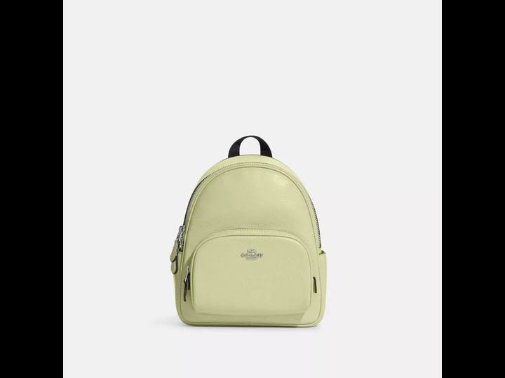 coach-mini-court-pale-lime-pebbled-leather-shoulder-backpack-bag-1