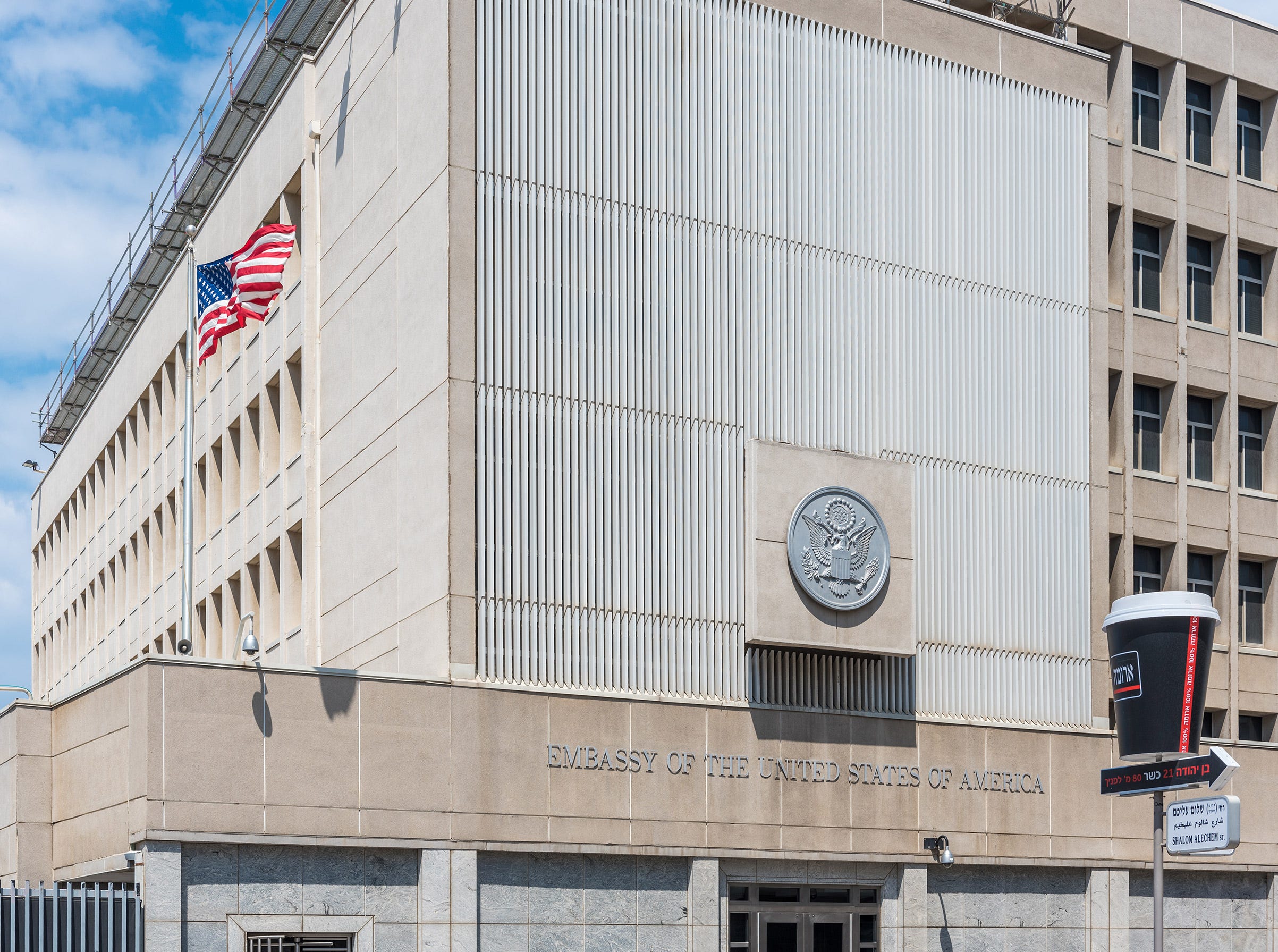 American Embassy in Jerusalem.