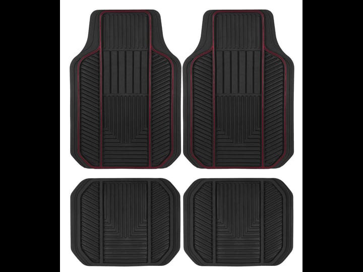 auto-drive-4pc-rubber-floor-mats-hybrid-sports-red-universal-fit-size-28-35-inch-x-19-69-inch-black-1