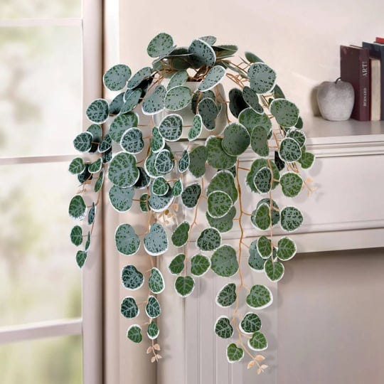 faux-plants-indoor-19-potted-artificial-string-of-hearts-vines-with-white-ceramic-pot-fake-plants-ar-1