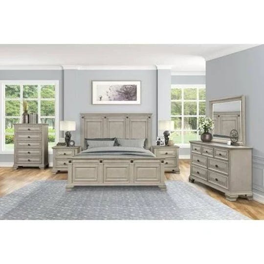 renova-distressed-parchment-wood-bedroom-set-king-panel-bed-dresser-mirror-two-nightstands-chest-b84-1