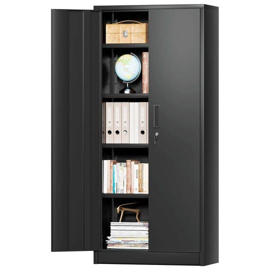 jummico-metal-storage-cabinet-with-2-locking-doors-and-4-adjustable-shelves-71-tall-freestanding-uti-1