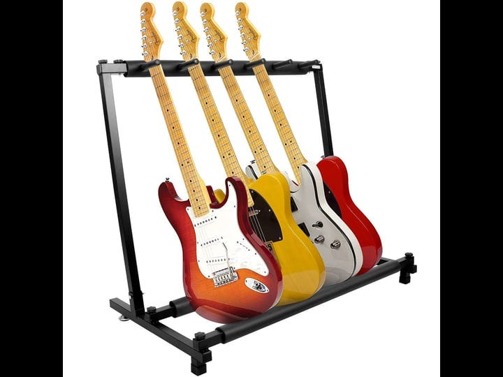 kuyal-5-holder-guitar-standmulti-guitar-display-rack-folding-stand-band-stage-bass-acoustic-guitar-b-1