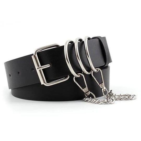 heavy-metal-studded-belt-plain-black-with-chain-1