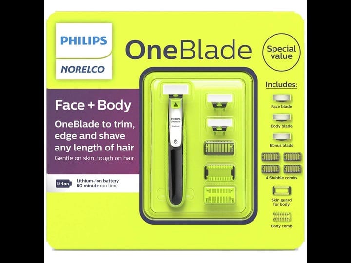 philips-norelco-oneblade-face-body-electric-trimmer-and-shaver-1