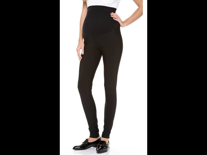 plush-womens-maternity-fleece-lined-cotton-over-belly-leggings-1