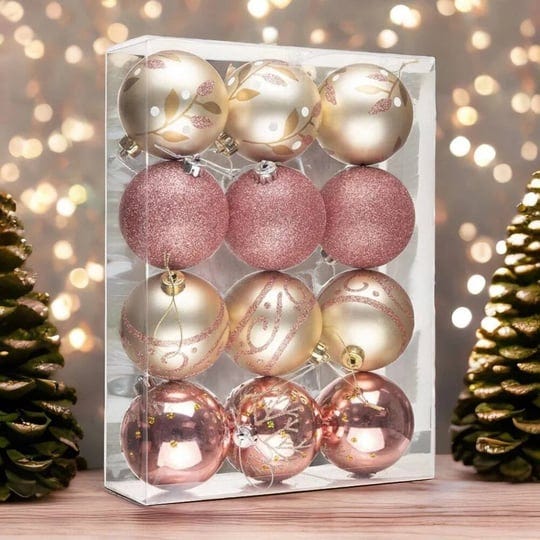 glamorous-and-cute-shiny-pink-and-rose-gold-baubles-ornamentallyyou-1