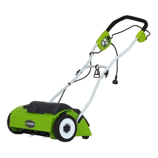 greenworks-27022-10-amp-14-corded-dethatcher-29-55-lbs-1