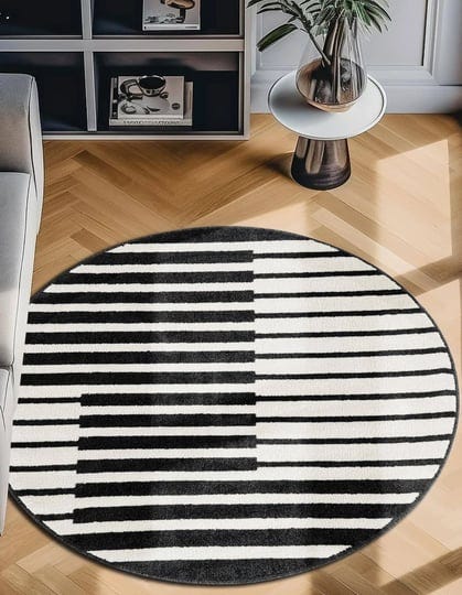 esale-oslo-10-ft-round-black-area-rug-1