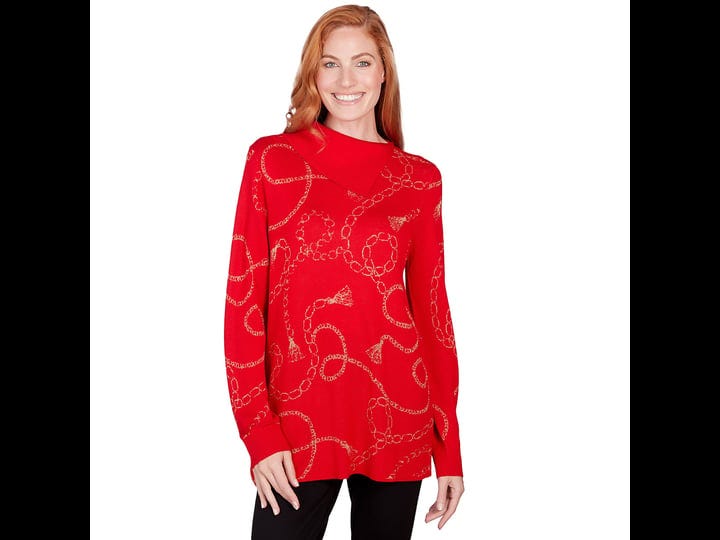 ruby-rd-womens-metallic-chain-print-split-cowl-pullover-sweater-large-1