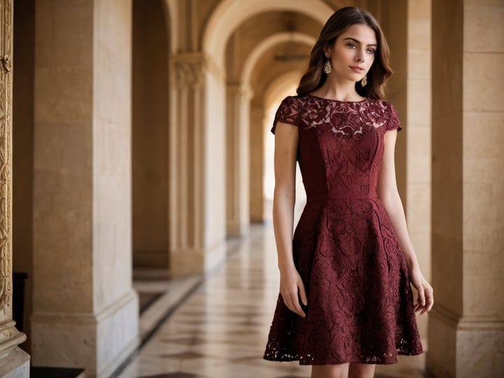 Burgundy-Dress-For-Women-4