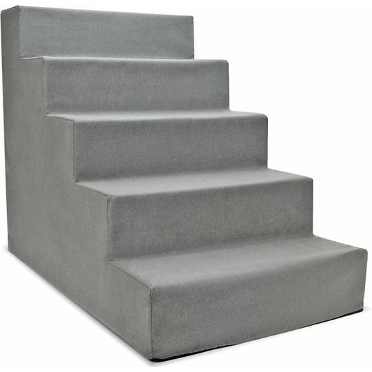 precious-tails-high-density-foam-5-steps-pet-stairs-grey-1