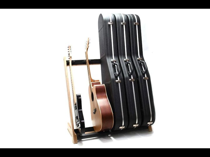 ruach-gr-2-customisable-5-way-multi-guitar-rack-and-holder-for-guitars-and-cases-birch-1