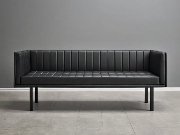 Black-Faux-Leather-Benches-2