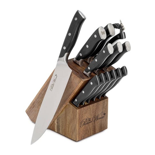 the-pioneer-woman-pioneer-signature-14-piece-stainless-steel-knife-block-set-black-1