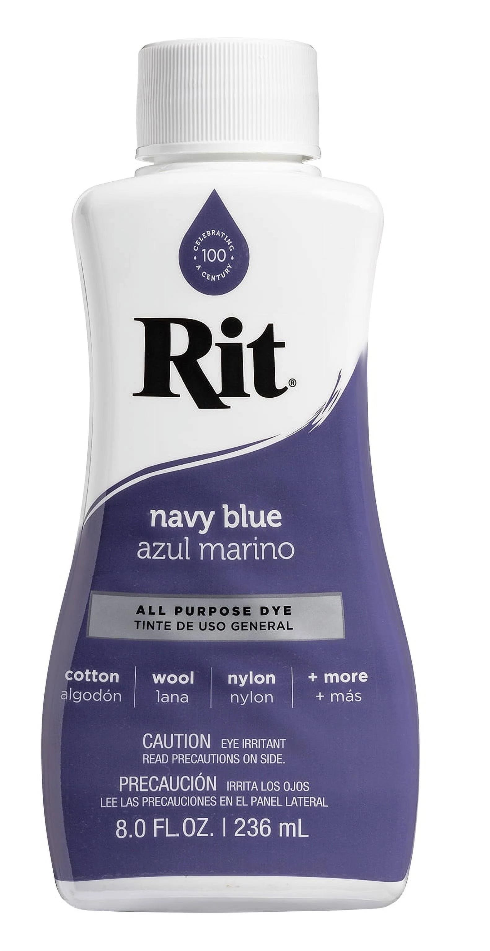 Rit Dye: All-Purpose, Nazi Blue (8 fl oz) | Image