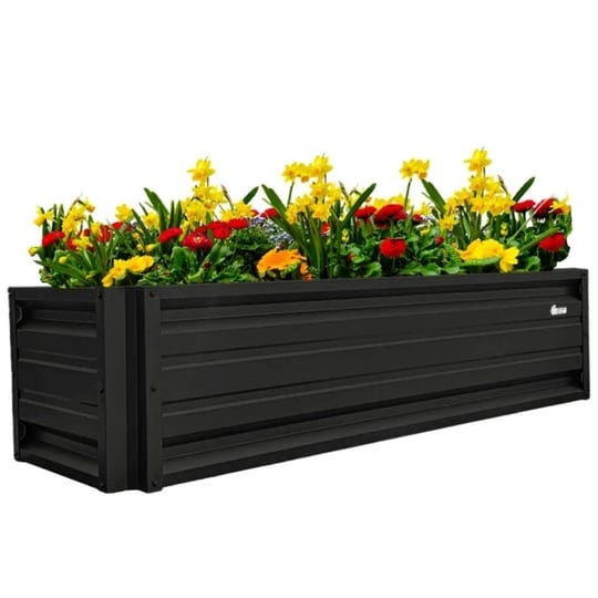 24-inch-by-72-inch-rectangle-stealth-black-metal-planter-box-1