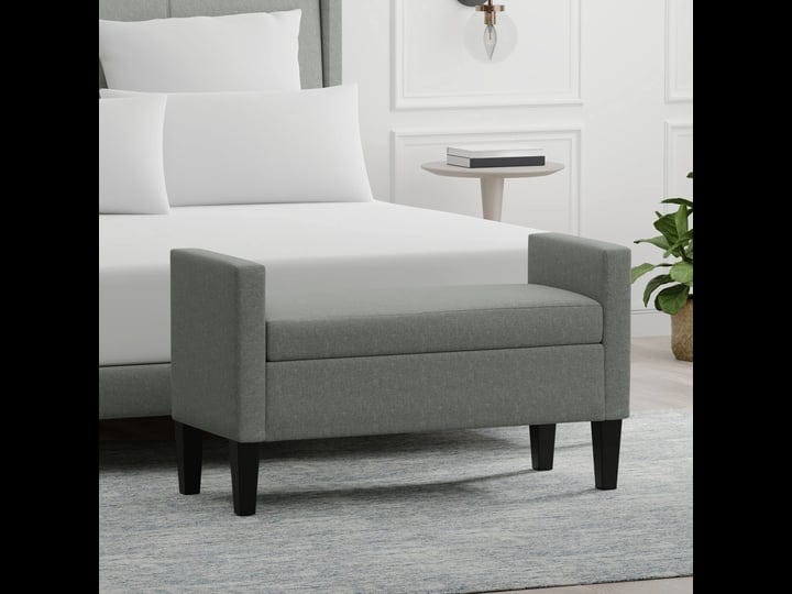 glenwillow-home-42-upholstered-storage-bench-with-track-arms-and-wood-legs-in-stone-light-gray-1