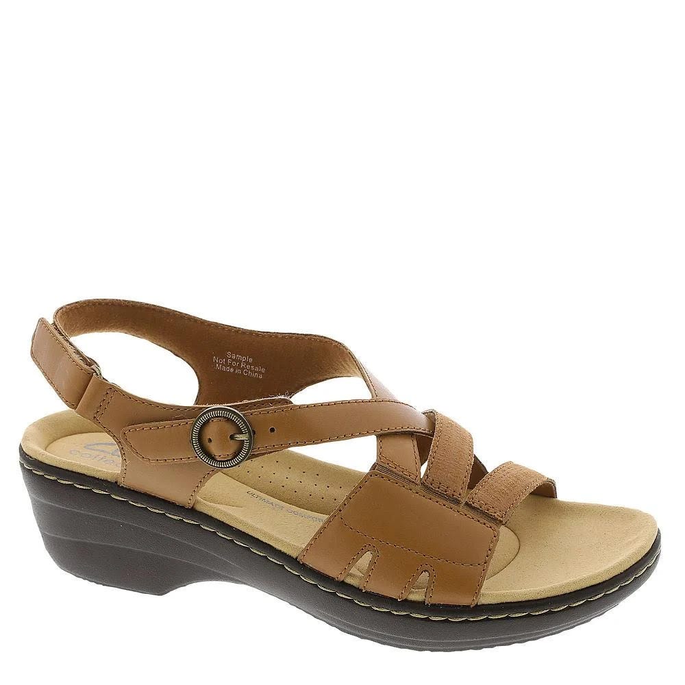 Sustainable Comfort: Merliah Bonita Tan Hook & Loop Strappy Leather Sandals | Image