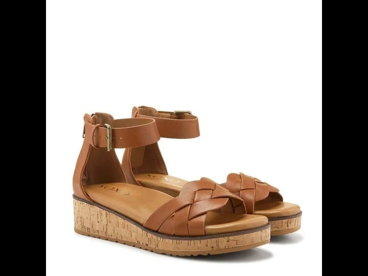 xoxo-womens-paislee-platform-sandals-cognac-size-7-0-m-1