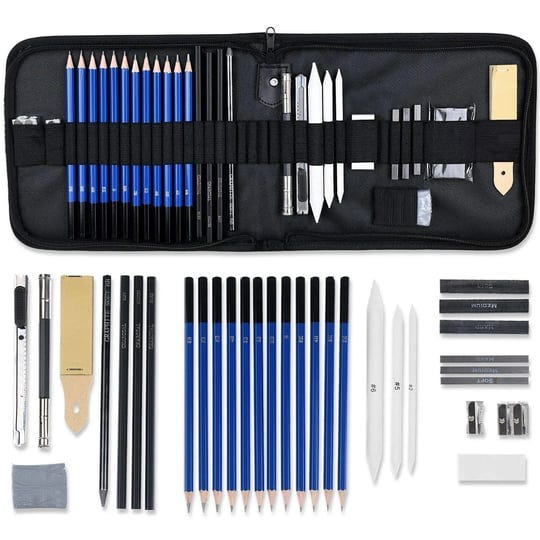 lartique-art-supplies-32-piece-drawing-kit-with-drawing-pencils-and-drawing-supplies-for-artists-1