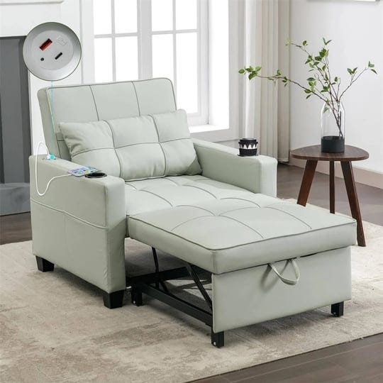 3-in-1-pull-out-convertible-futon-sleeper-armchair-beds-with-usb-ports-green-1
