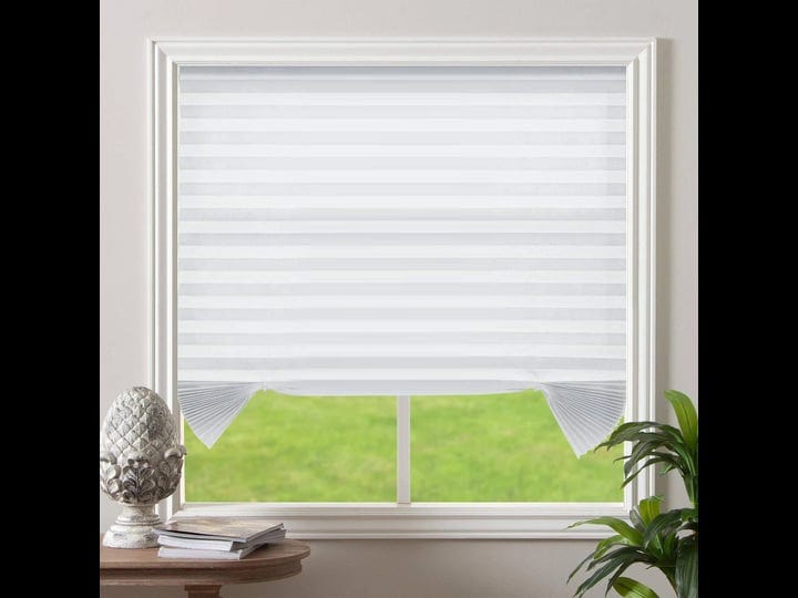 biltek-cordless-pleated-fabric-window-shades-temporary-blinds-light-filtering-peel-n-stick-48-w-x-73