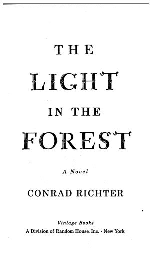 The Light in the Forest E book