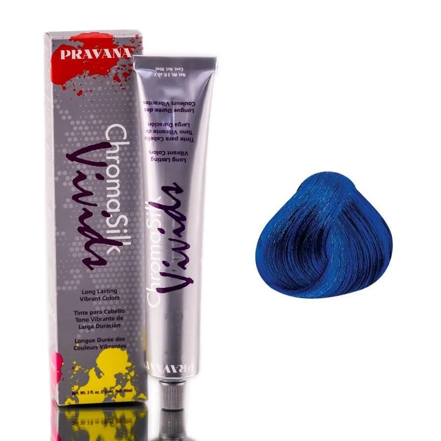 Pravana ChromaSilk Vivids Creme Hair Color (Blue) - 3 fl oz | Image