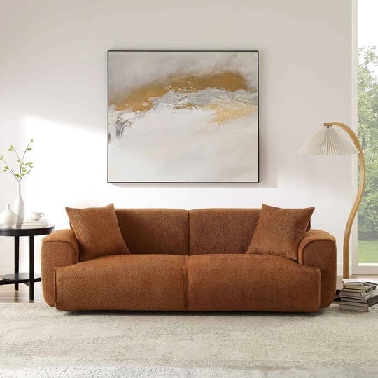 minimore-modern-style-sofa-91-round-arm-sofa-latitude-run-fabric-rust-boucle-1