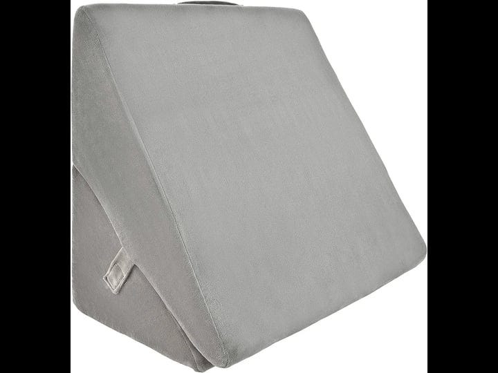 adjustable-memory-foam-reading-sleep-back-support-pillow-gray-1