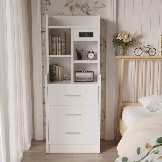 yeshomy-tall-nightstand-3-drawers-small-bookshelf-with-adjustable-shelves-charging-station-and-usb-p-1