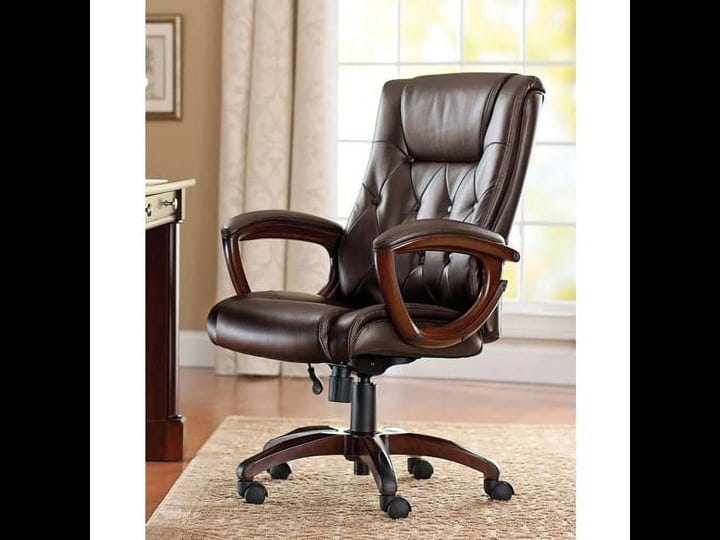 better-homes-and-gardens-executive-mid-back-managers-office-chair-with-arms-brown-bonded-leather-1