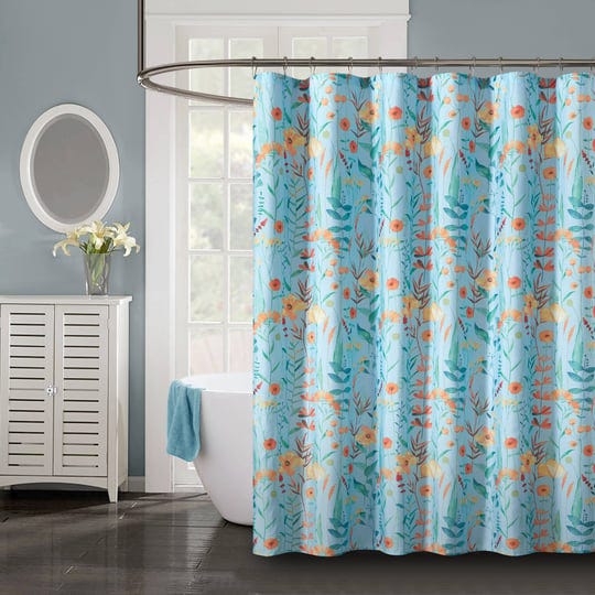 mainstays-polyester-faux-linen-wildflower-shower-curtain-blue-floral-72-x-72-in-1