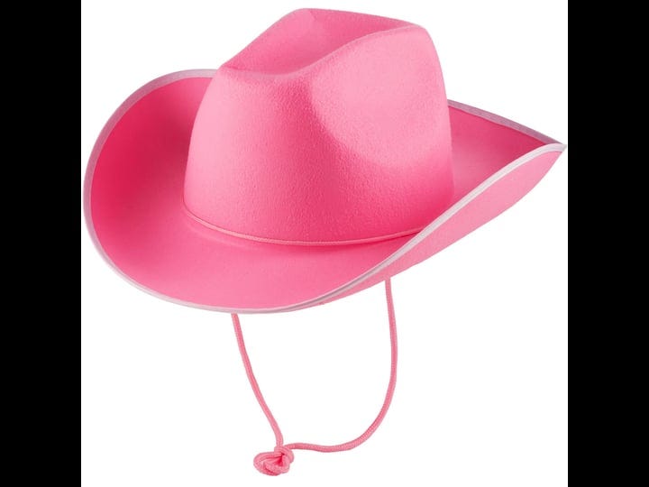bedwina-pink-cowgirl-hat-felt-cowboy-hat-with-white-trim-and-adjustable-neck-string-fits-most-women--1
