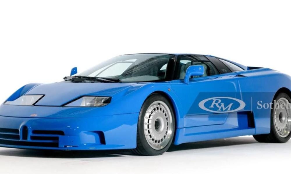 Bugatti EB110 prototype sells for a document $2.1 million