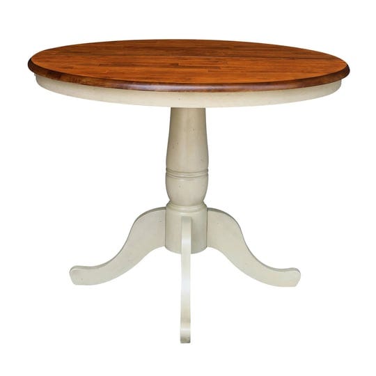 international-concepts-raymond-36-in-round-pedestal-dining-table-with-leaf-1