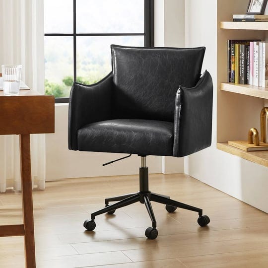 kar-mid-century-modern-height-adjustable-swivel-faux-leather-office-chair-with-folded-edge-by-hulala-1