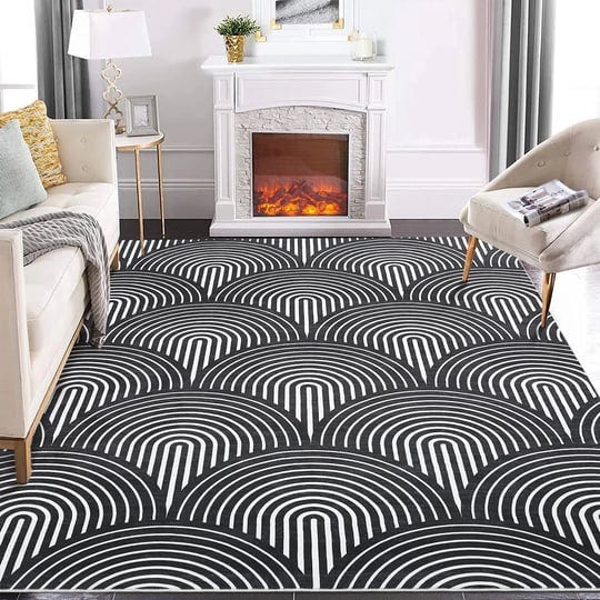 whizmax-washable-rug-modern-geometric-lines-print-area-rug-9-x-12-black-1