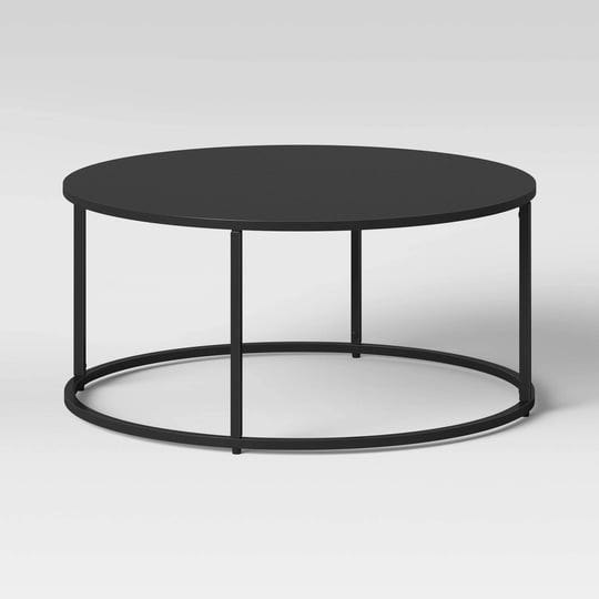 glasgow-round-metal-coffee-table-black-threshold-1