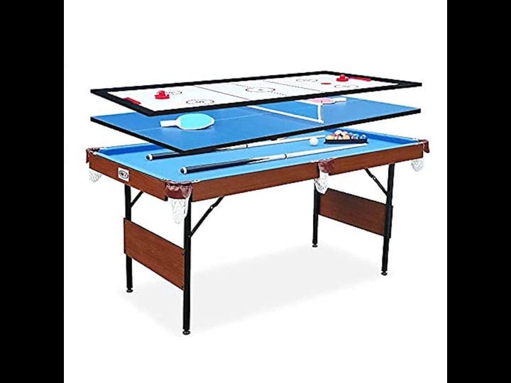 rack-crucis-5-5-foot-folding-billiard-pool-table-blue-3-in-1-multi-game-1