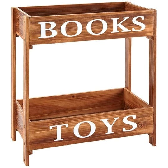 childrens-storage-rack-book-and-toy-storage-shelf-bins-brown-size-20-1