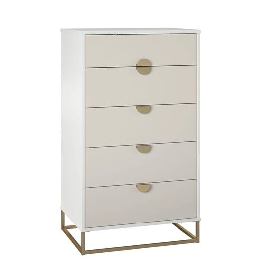 novogratz-kelly-5-drawer-dresser-white-taupe-1