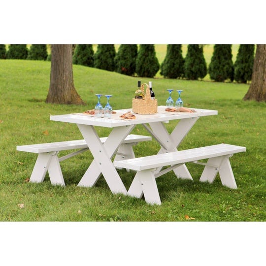 dura-trel-picnic-6-table-with-benches-white-1