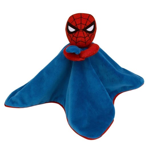 marvel-spiderman-blue-red-super-soft-security-baby-blanket-1