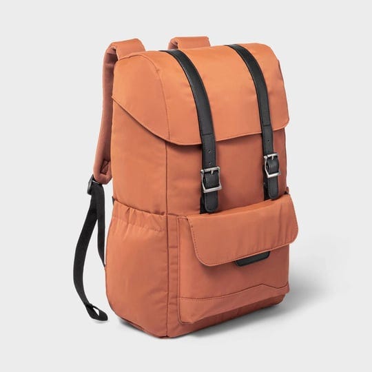 fitted-flap-backpack-amber-brown-open-story-1