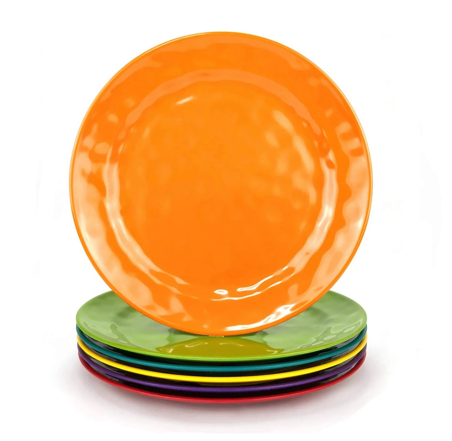 Colorful 10-inch Melamine Dinner Plates Set | Image