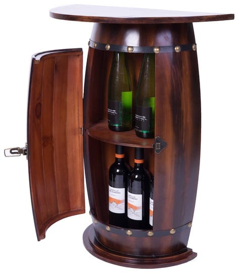 vintiquewise-wooden-wine-barrel-console-bar-end-table-lockable-cabinet-1