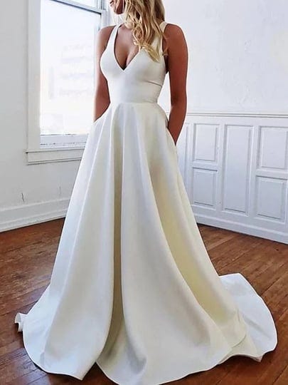 cocosbride-a-line-wedding-simple-plus-size-wedding-dresses-1