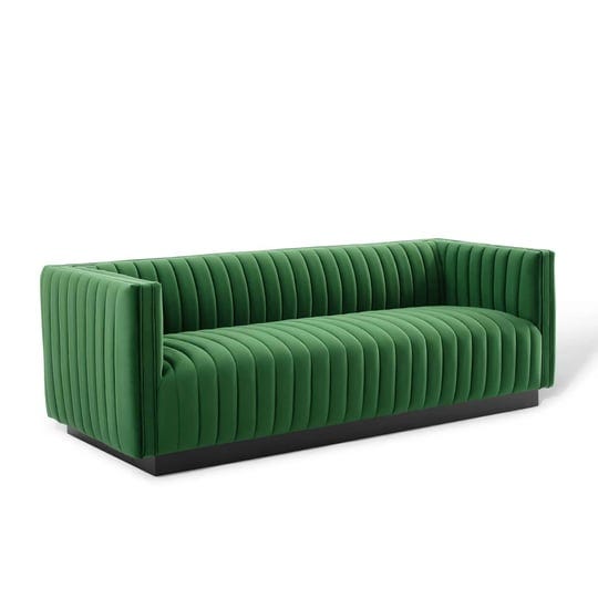 modway-conjure-channel-tufted-velvet-sofa-emerald-1